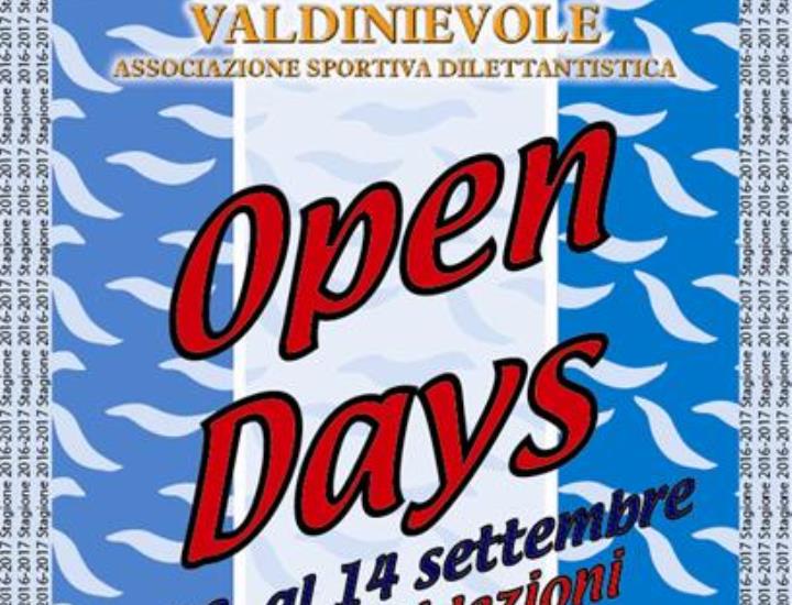 Da oggi a mercoledì 14 settembre Open Days organizzati dal Nuoto Valdinievole